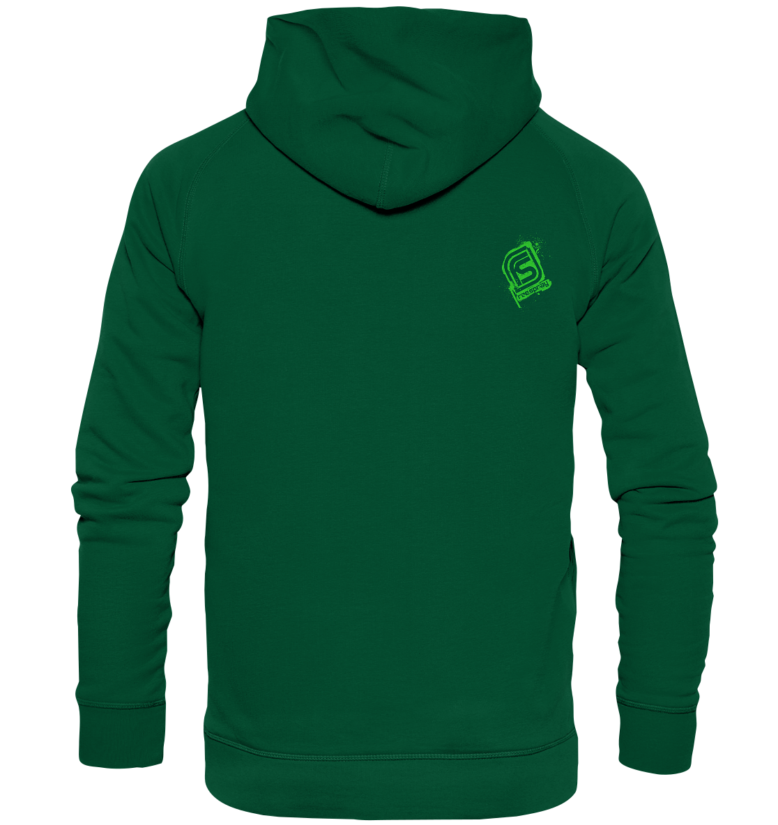 GEARED UP - Downhill Mountain Biking Basic Unisex Reespray Hoodie