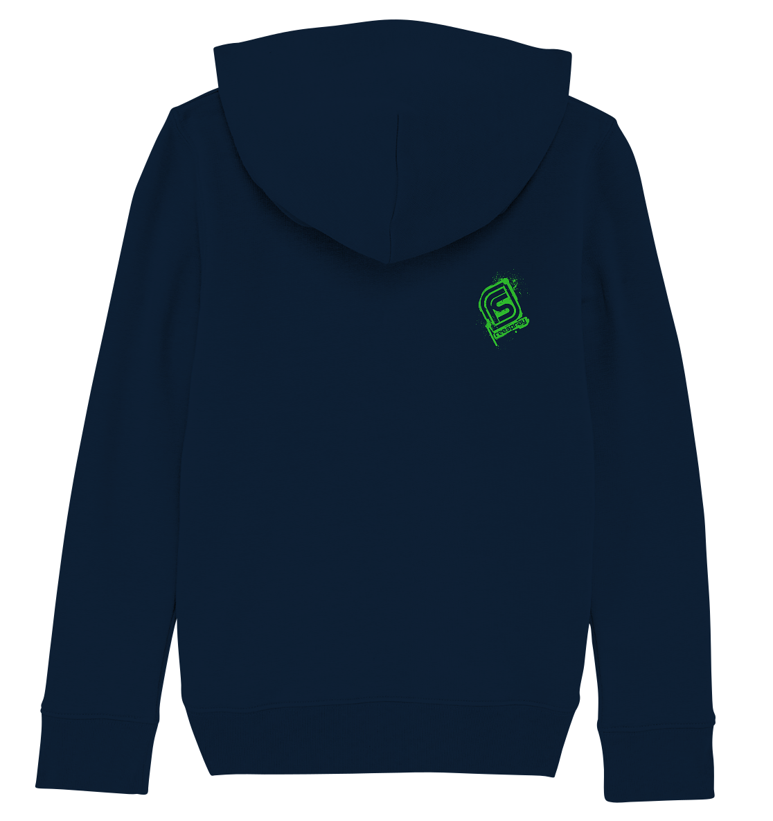 GEARED UP - Downhill Mountain biking Kids Organic Reespray Hoodie