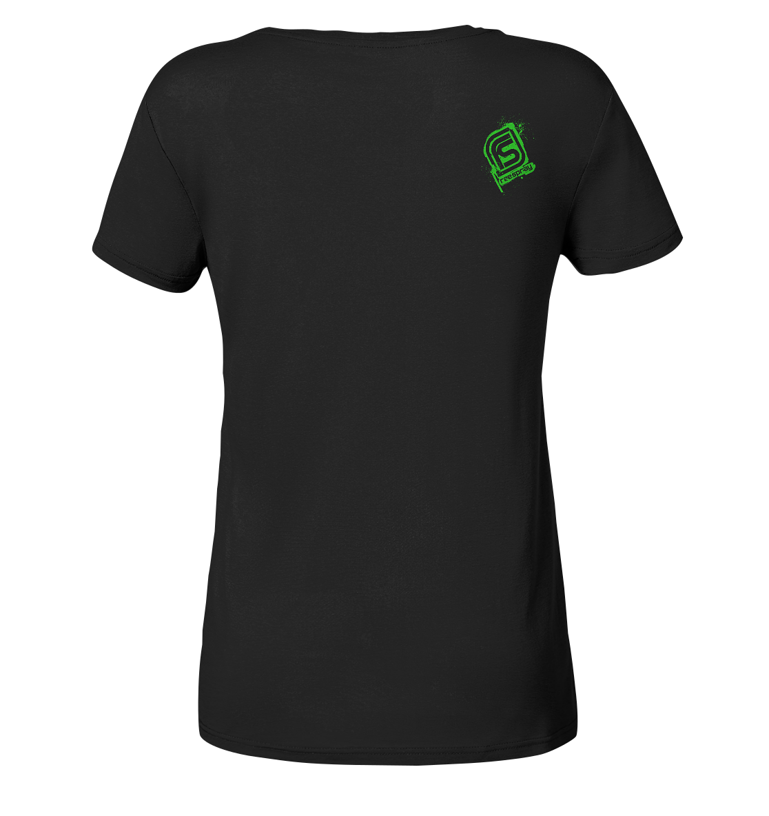 GEARED UP - Mountain Biking downhill Ladies Organic Reespray T-Shirt