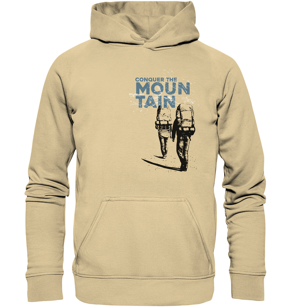 CONQUER THE MOUNTAIN - Mountain Sports Unisex Fashion Reespray Hoodie