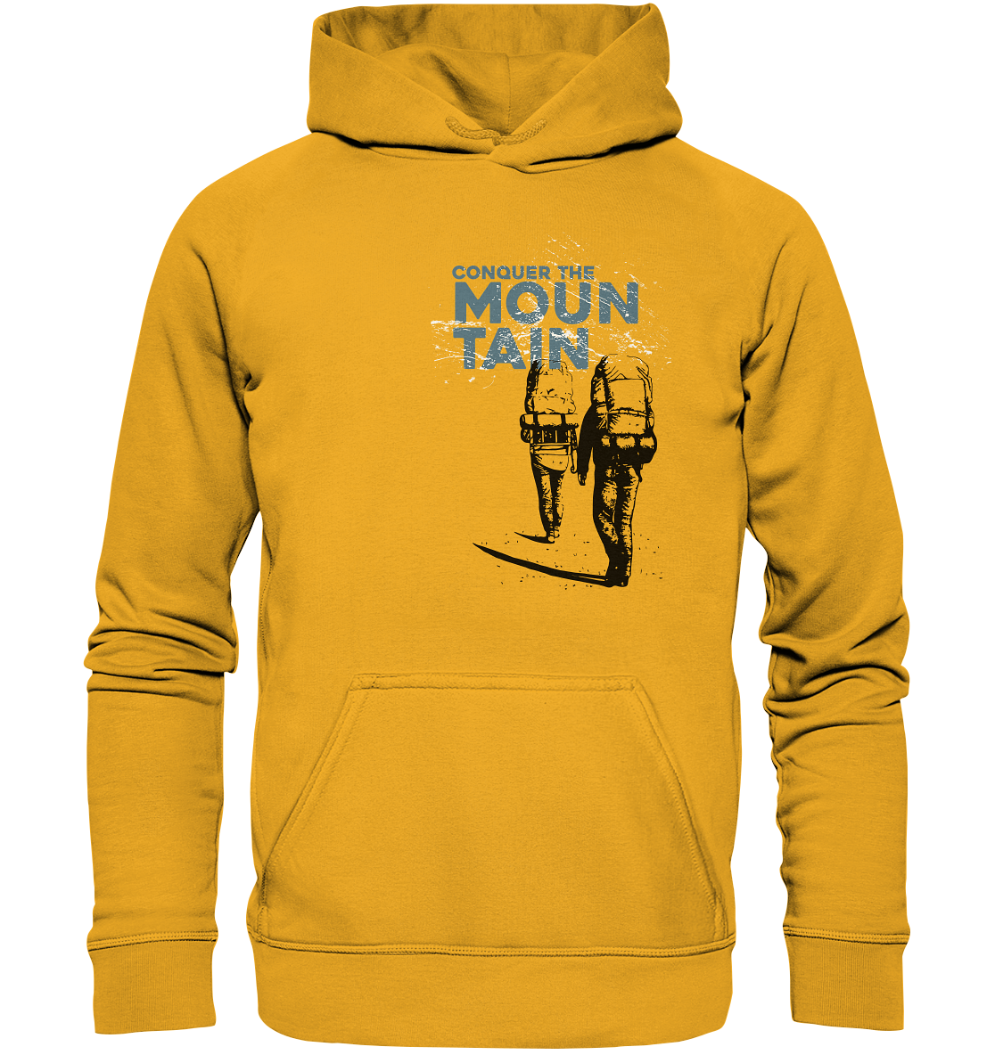 CONQUER THE MOUNTAIN - Mountain Sports Unisex Fashion Reespray Hoodie