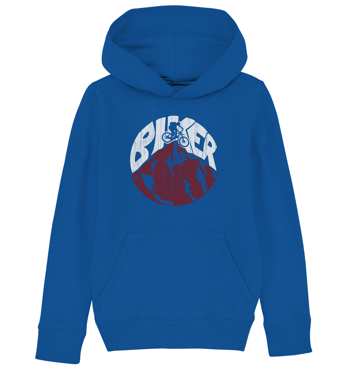 BIKER - Kids Mountain Biking Organic Reespray Hoodie