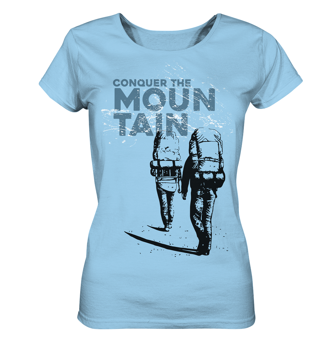CONQUER THE MOUNTAIN - Mountain Sports Organic Ladies Fashion Reespray T-shirt