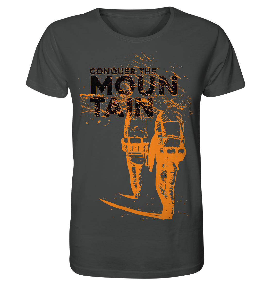 CONQUER THE MOUNTAIN - Mountain Sports Organic Fashion Reespray T-shirt
