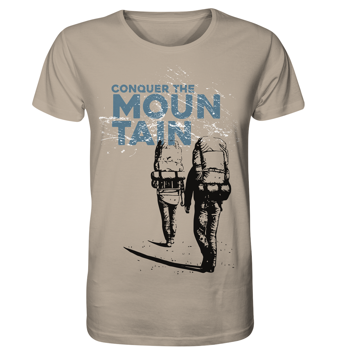 CONQUER THE MOUNTAIN - Mountain Sports Organic Fashion Reespray T-shirt