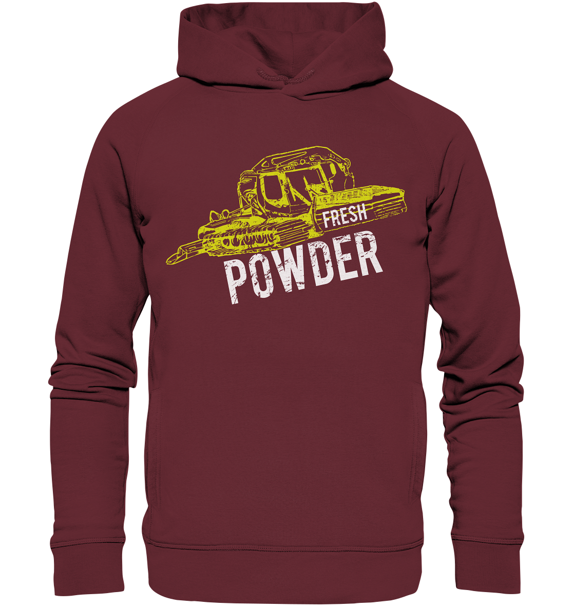 FRESH POWDER - Organic Fashion Hoodie