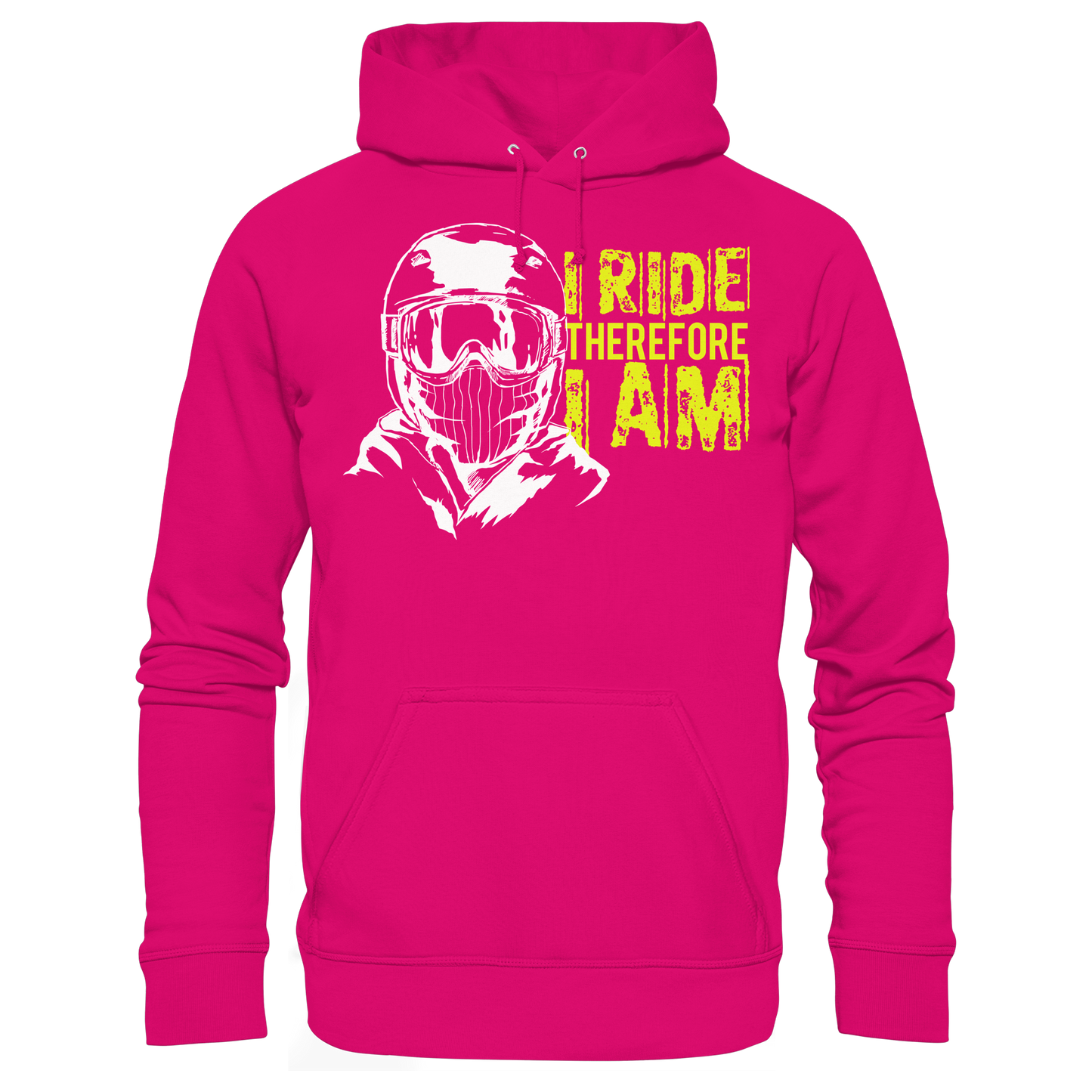 I RIDE THEREFORE I AM - Basic Unisex Hoodie