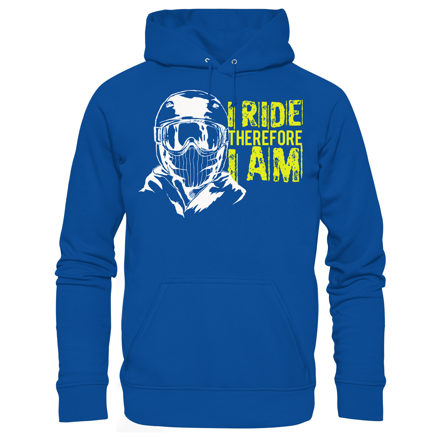 I RIDE THEREFORE I AM - Basic Unisex Hoodie