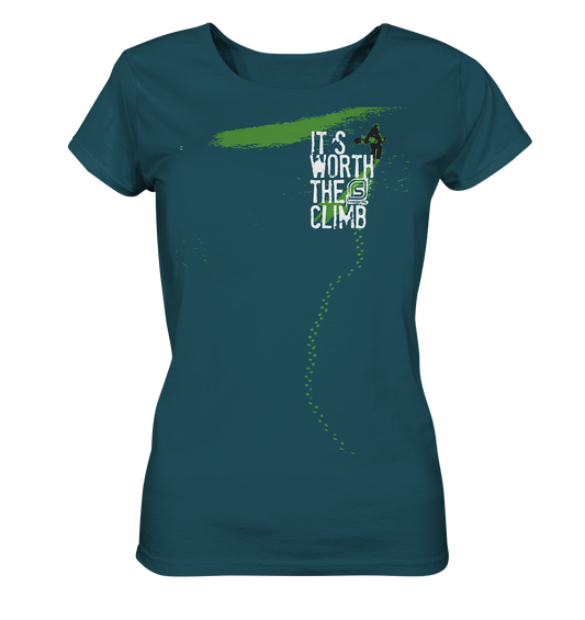 ITS WORTH THE CLIMB  - Ladies Organic Shirt