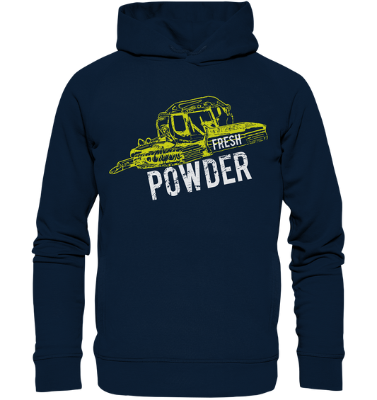 FRESH POWDER - Organic Fashion Hoodie