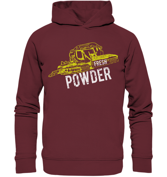 FRESH POWDER - Organic Fashion Hoodie